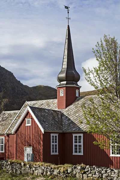 Flakstad Kirke — Stock Photo, Image