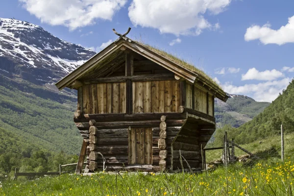 Stabbur en Laerdalen — Foto de Stock