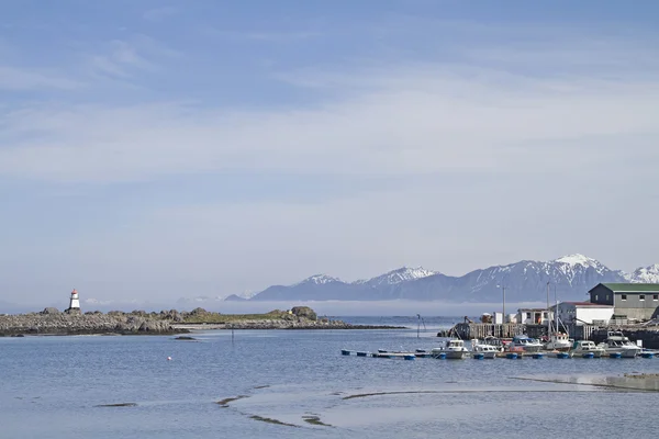 Northern tip of the island Gimsoy — Stock Photo, Image