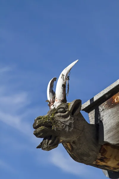 Detalle divertido cabaña — Foto de Stock