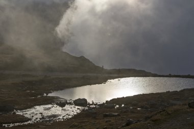 Sustenpass üzerinde