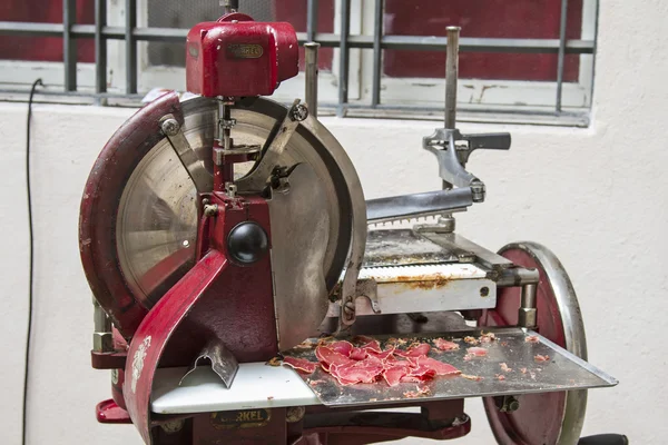 Nostalgic butcher machine — Stock Photo, Image