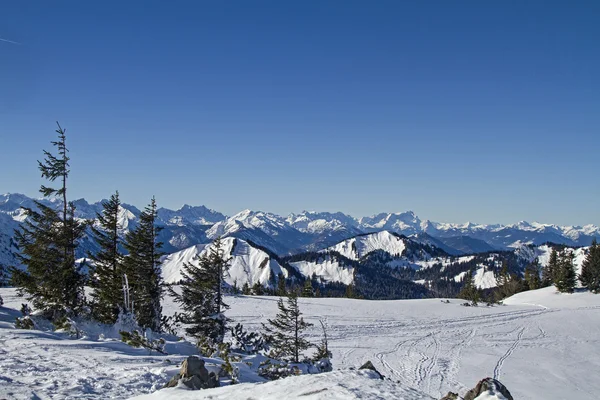 Um dia de inverno em Hirschberg — Fotografia de Stock