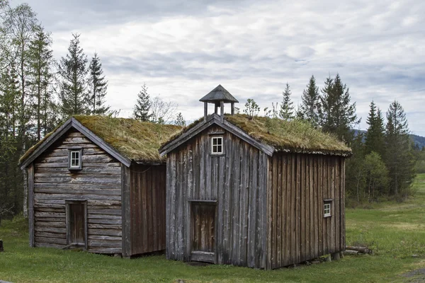 Çiftlik ayrıntılı olarak Merkez Norveç — Stok fotoğraf