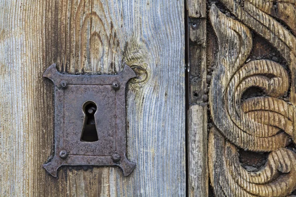 Stave church detalj — Stockfoto