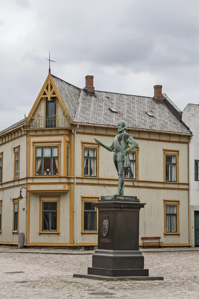 Town square in Fredrikstad — Stock Photo, Image