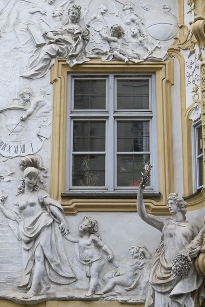 Asam in München - huis details — Stockfoto
