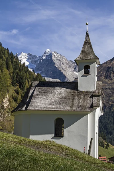 Kapelle im Valser Tal — Stockfoto