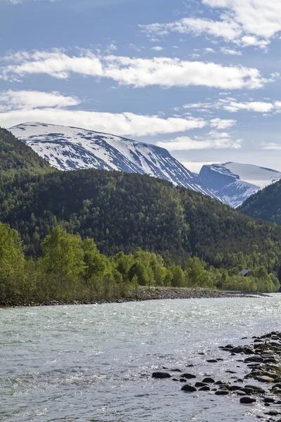 Bovra and  Galdhoppigen — Stock Photo, Image