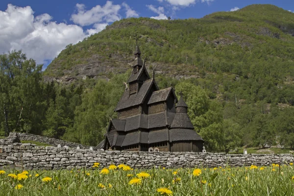 Stave church Borgund — Stock Photo, Image