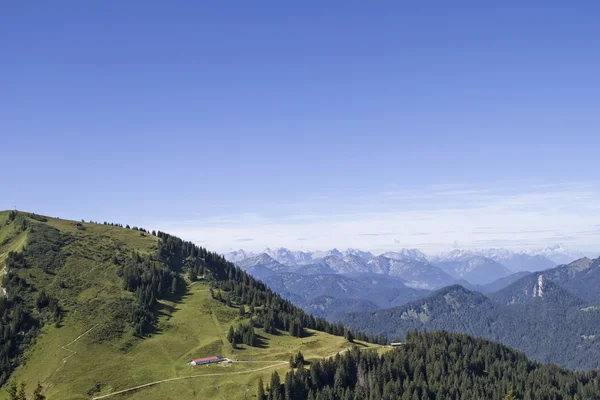 Uitzicht op de berg Wallberg — Stockfoto