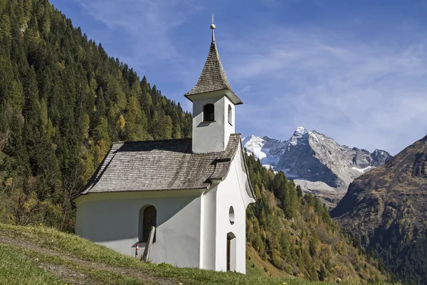 Kapelle im Valser Tal — Stock Photo, Image