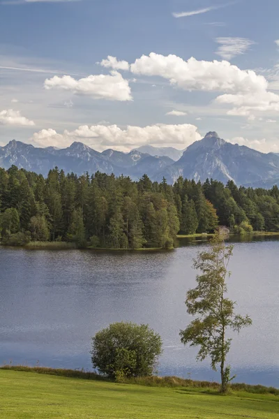 Schwaltenweiher à Seeg dans Allgaeu — Photo