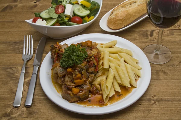 Ossobuco alla milanese — Stockfoto