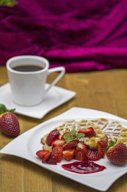 kahve ve taze gözleme