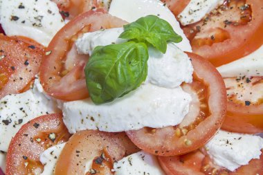 Mozzarella peyniri, domates ile