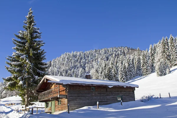 Rifugio Gabriel in inverno — Foto Stock