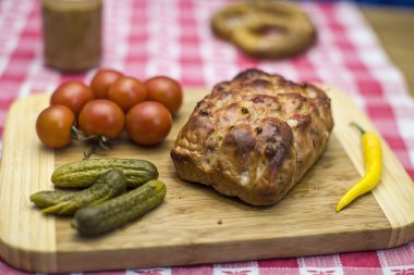 Pizza leberkaese 