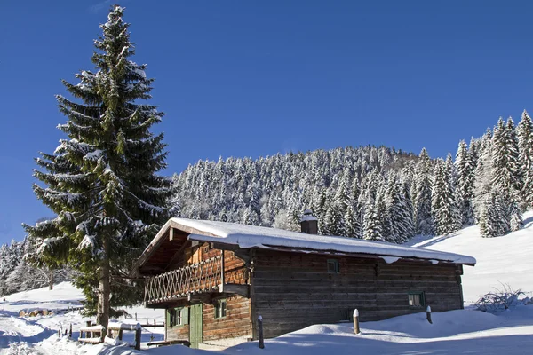 Rifugio Gabriel in inverno — Foto Stock