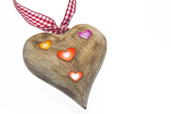 Wooden heart — Stock Photo, Image