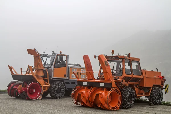 Schneefräsen — Stockfoto