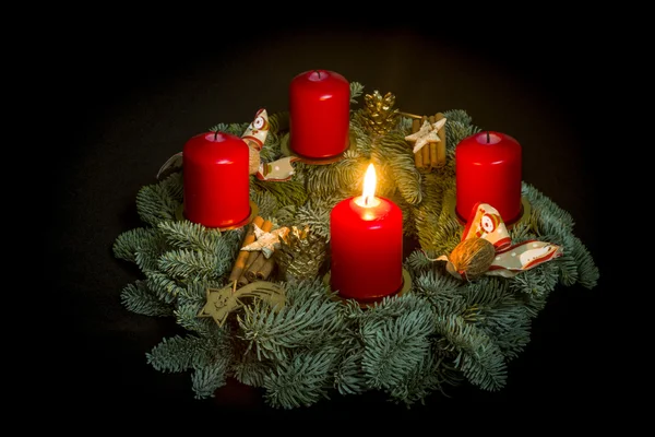 Första advent Stockbild