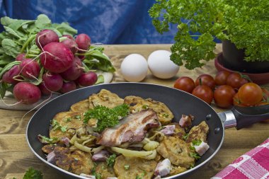 geroosterde knoedels