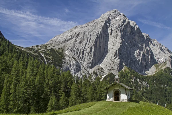 Capilla en Karwendel — Foto de Stock