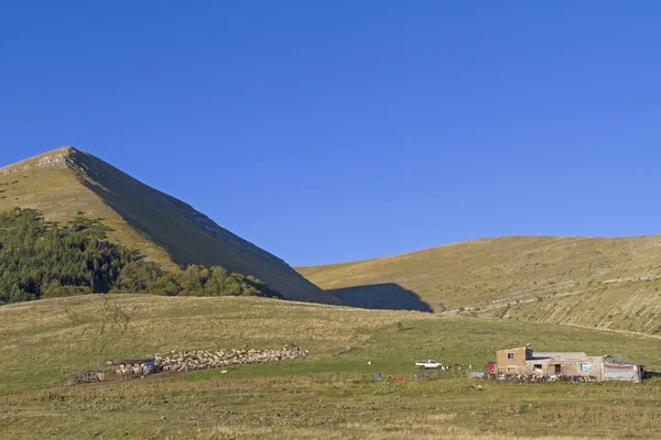 Nas montanhas Sibillini — Fotografia de Stock