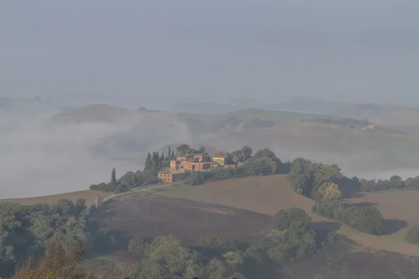 Туман Тосканы — стоковое фото