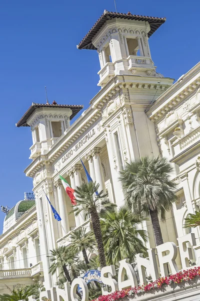 Casino Gemeentehuis in San Remo — Stockfoto