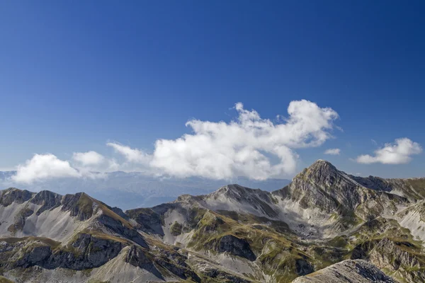 Pizzo d 'Intermesoli im Gran Sasso area — стоковое фото