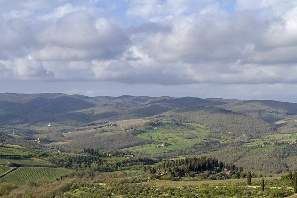 Chianti τοπίο — Φωτογραφία Αρχείου