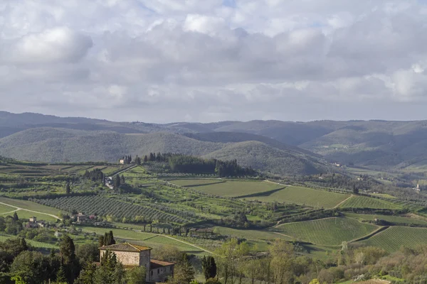 Paisagem chianti — Fotografia de Stock