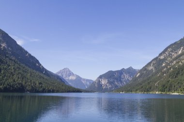 Göl Plansee Tyrol'deki / daki
