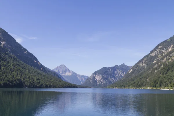 Sjön Plansee i Tyrolen — Stockfoto