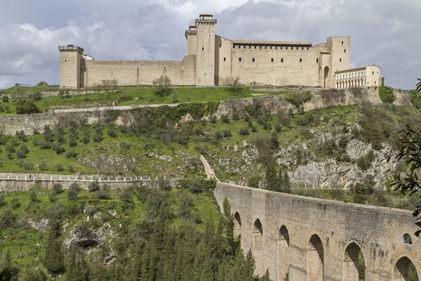 Rocca und Pomte della Torri — Stockfoto