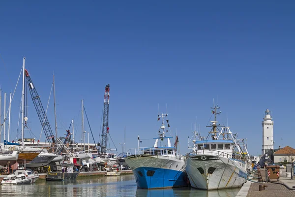 Hafen von rimini — Stockfoto