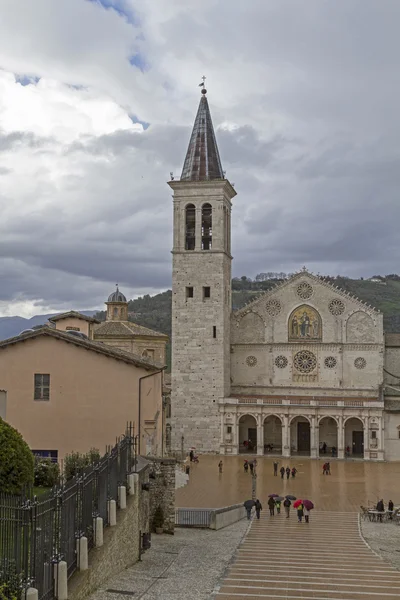 Santa Maria Assunta, Spoleto-székesegyház — Stock Fotó