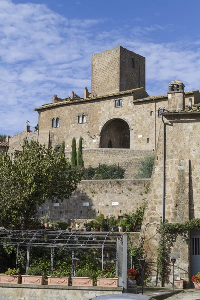 Ve městě Tuscania — Stock fotografie