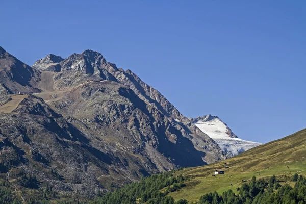 Gaislachkogel und rettenbachgletscher — Stockfoto