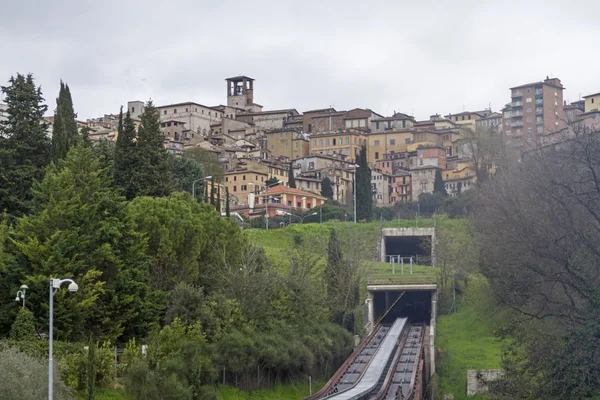 Mini metra w Perugia — Zdjęcie stockowe