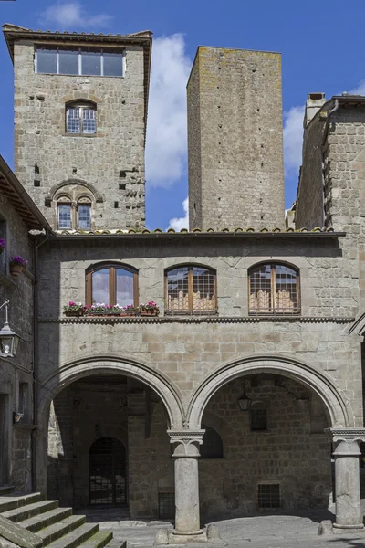 Quartiere San Pellegrino en Viterbo — Foto de Stock