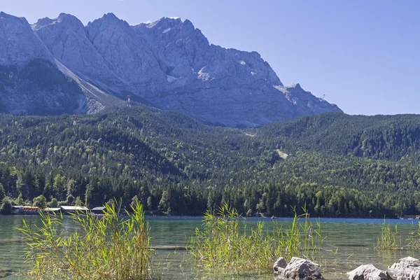 Sjön eibsee — Stockfoto