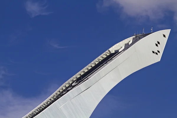 Detalle de salto de esquí en verano — Foto de Stock