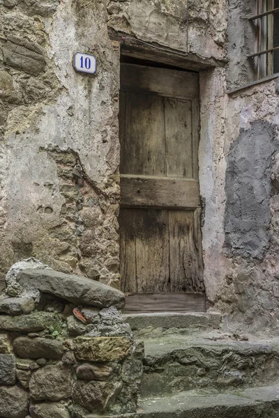 Huis ingang in Ligurië — Stockfoto