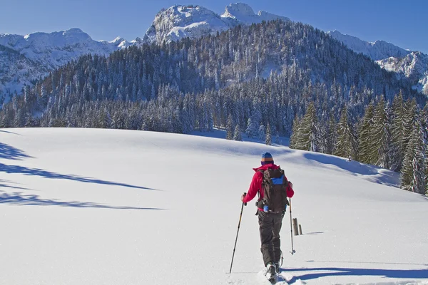 Skitour en los Alpes bávaros — Foto de Stock