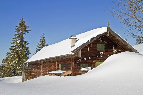 Foi ensteiner casa de campo no inverno — Fotografia de Stock