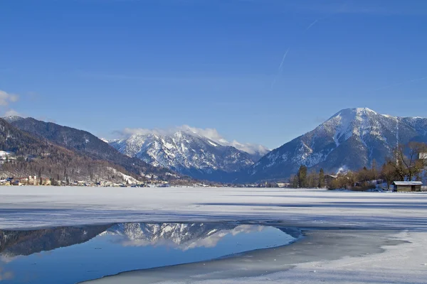 Tegernsee in  winter — Stock Photo, Image