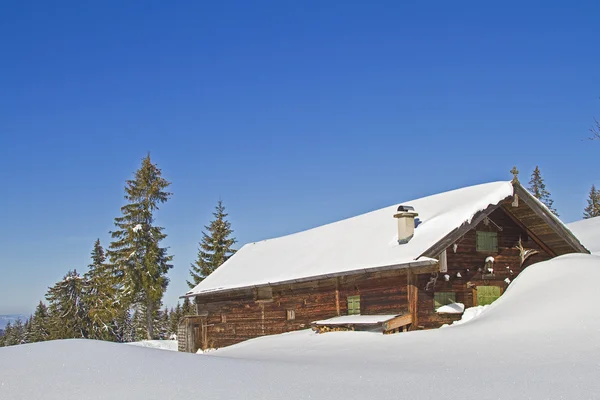 Foi ensteiner casa de campo no inverno — Fotografia de Stock